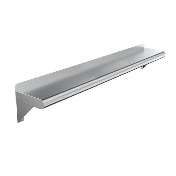 Amgood 6 in. x 36 in. Stainless Steel Wall Shelf AMG WS-0636 - main